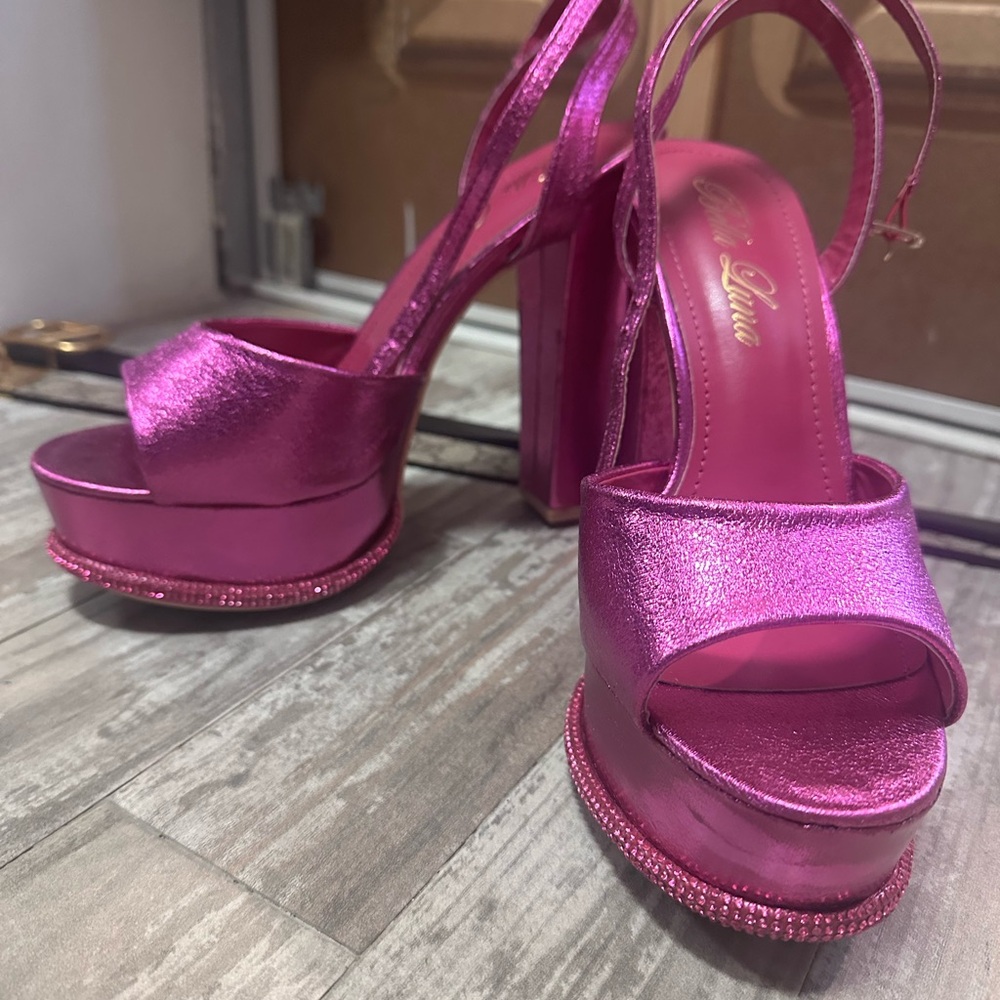 Pink Platform Heels